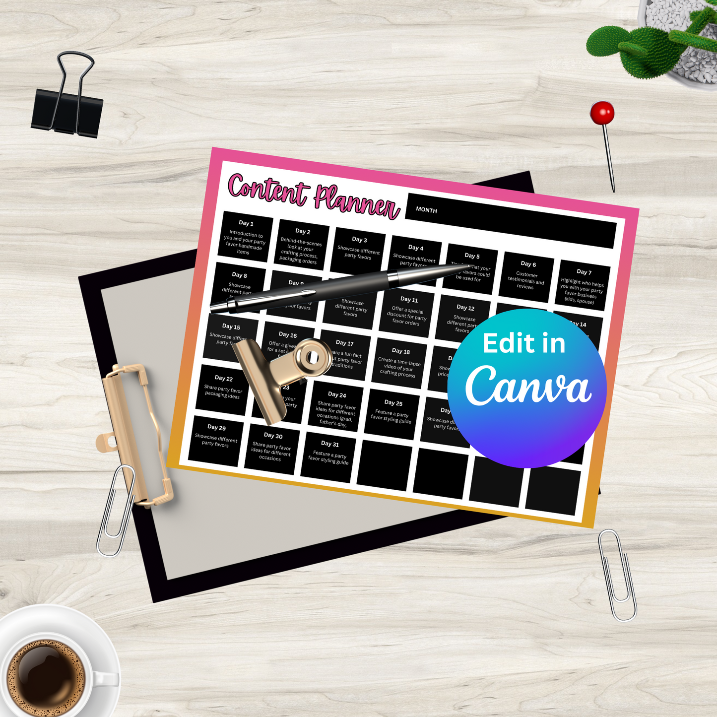 Crafter's Content Planner