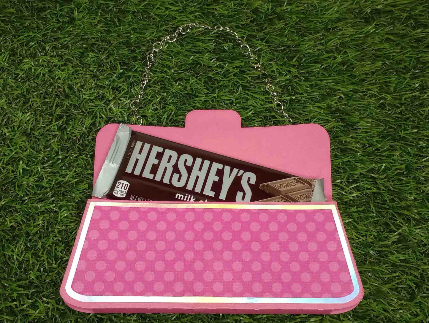 Pink Polka Dot Hershey Purse